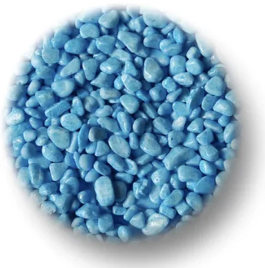 - Air box TSA certified check-inPainted Light Blue Gravel (20kg)