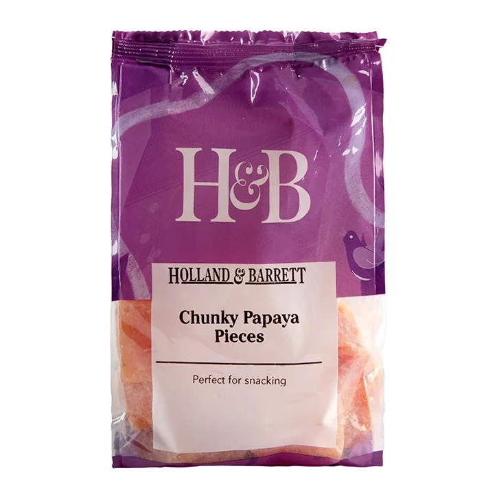 ---Holland & Barrett Chunky Papaya Pieces 250g