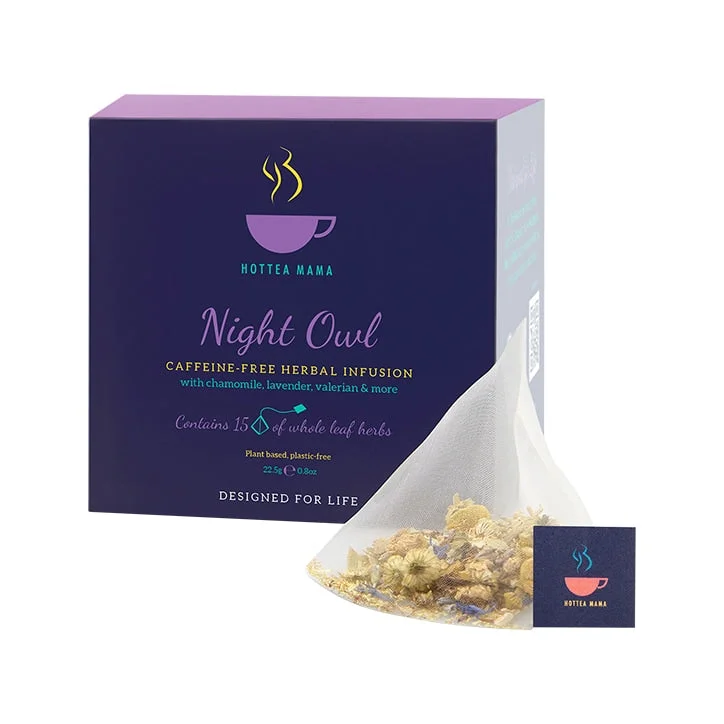 - Air box TSA certified check-inHotTea Mama Night Owl Herbal Tea 15 Tea Bags