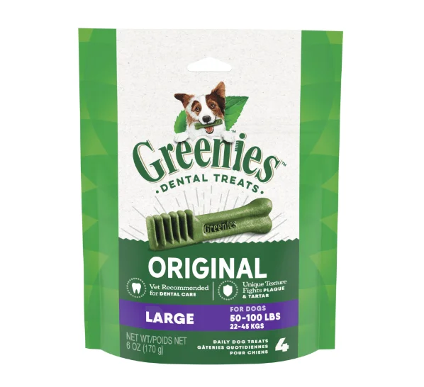 - Natural latex pet mattressGreenies Dental Treats for Dogs - Large Size (170g)