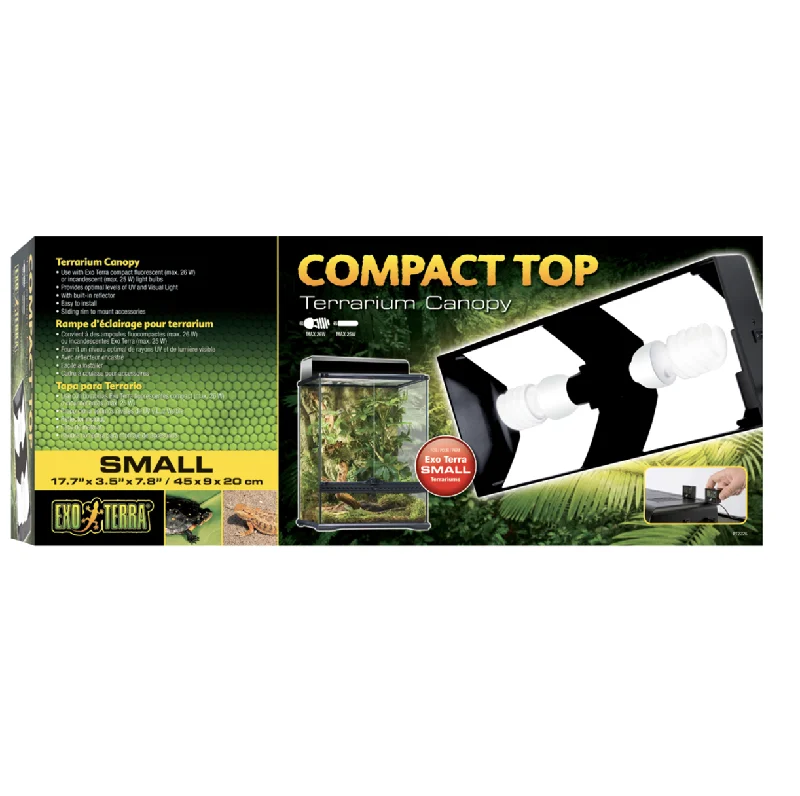 - Degradable pet feces bagExoterra Compact Top Canopy Small