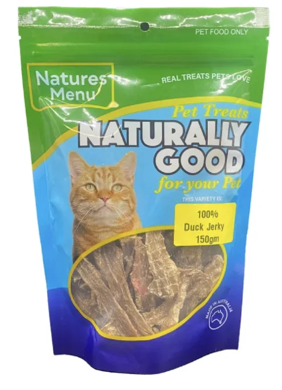 ---Natures Menu - Aussie Duck Jerky (150gm)