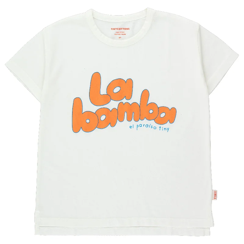 - Dog anti-slip matTiny Cottons Off-White/Tangerine La Bamba Tee