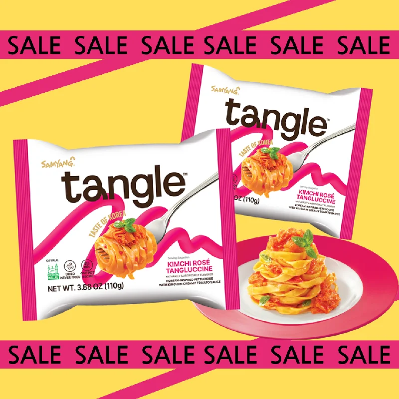 Pet Products50% SALE😘 삼양 김치 로제 탱글 루치니 Samyang Tangle Kimchi Rose Tangluccine 4pack