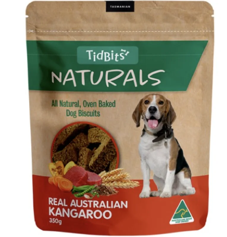 - Pet tear stain cleaning wipesTidbits Training Treats - Australian Kangaroo (350g)