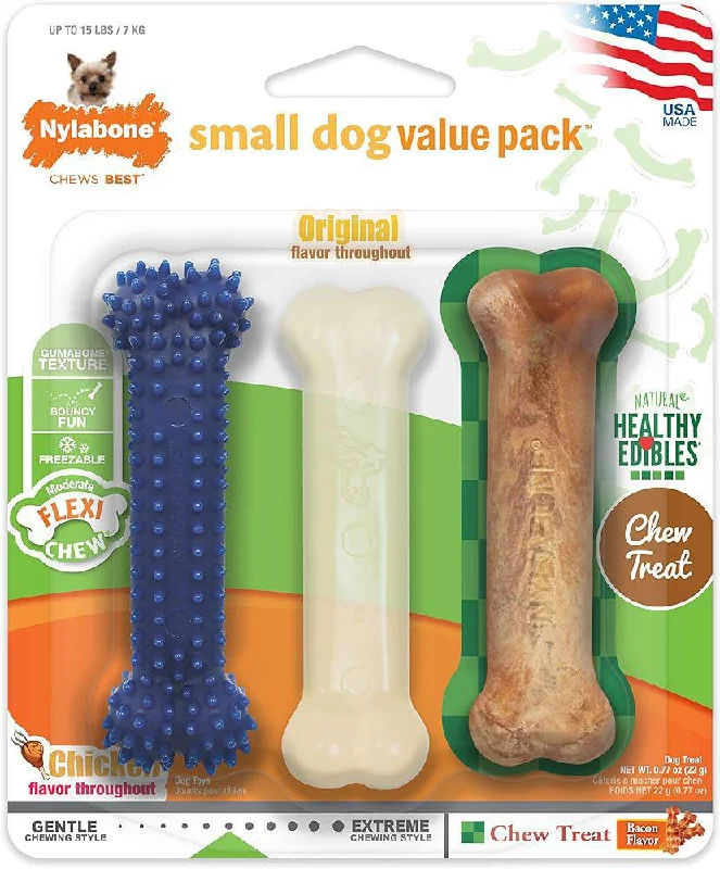 ---Nylabone Small DogValue Pack Long Lasting Formula