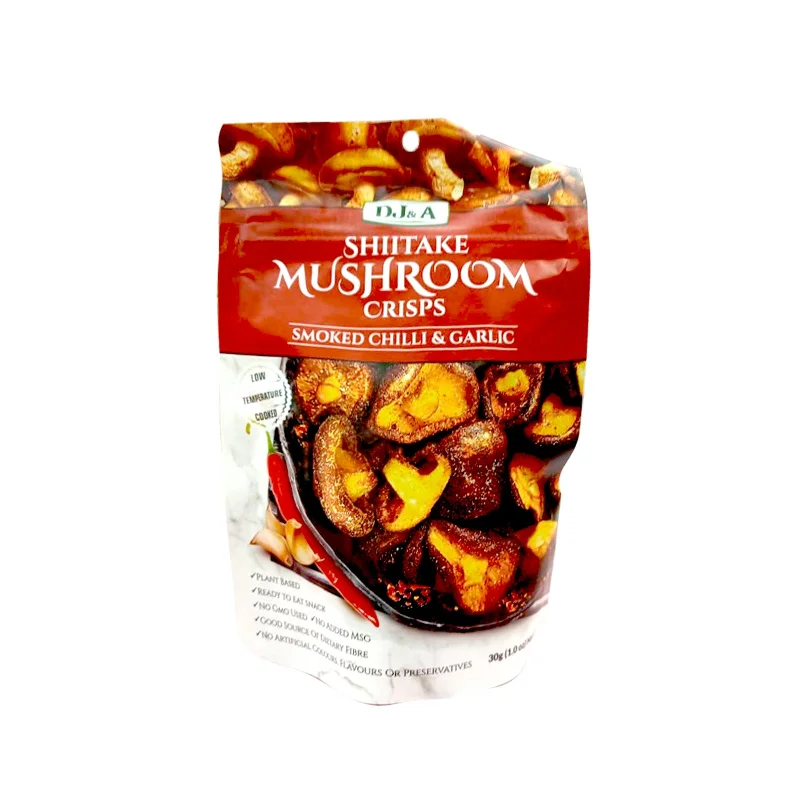 - ​​Christmas pet Christmas clothingDJ&A Shiitake Mushroom Crisps Smoked Chilli and Garlic 30g