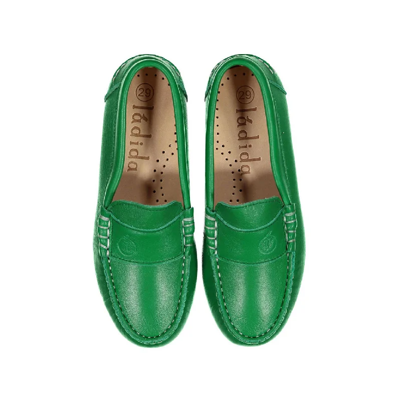 - Winter dog thick down jacketLadida Green Leather Loafer