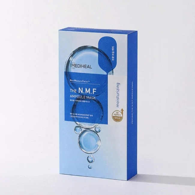 ---메디힐 더 엔엠에프 앰플 마스크 수분보습 케어 마스크 10개입 MEDIHEAL The N.M.F Ampoule Mask 10 Sheets