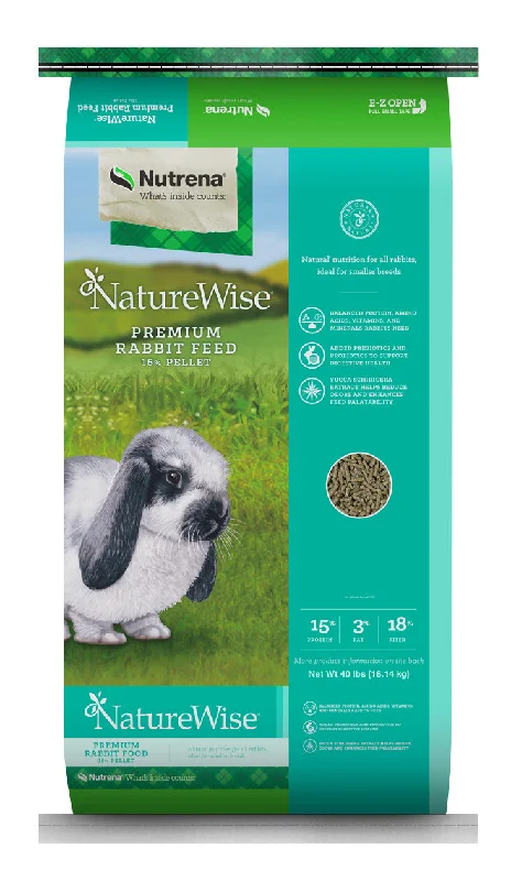 - Teething and chewing toys for puppiesNatureWise 15% Premium Rabbit Feed