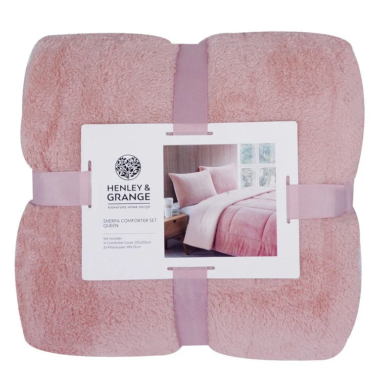  -Non-contact cat thermometerH&G Sherpa Comforter Set, Queen, Pink