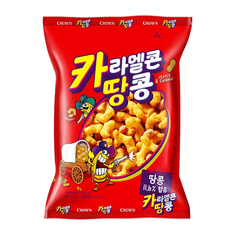 - Parrot climbing and standing wooden frame크라운 카라멜콘 땅콩 Caramelcorn Peanuts 150g