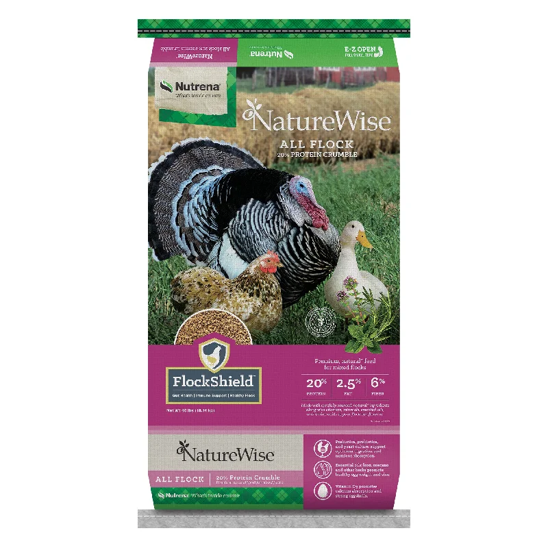 - Elderly dog ​​joint care mattressNatureWise All Flock 18% Crumble Poultry Feed