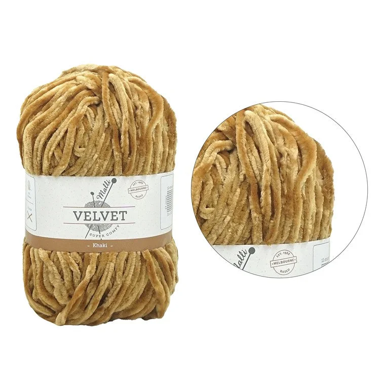 - Dog anti-slip matVelvet Solid Yarn, Khaki, 100gm