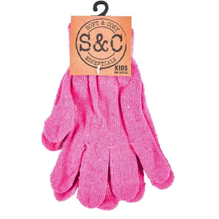 - Winter warm clothes for short-haired dogsKids Basic Gloves, Light Pink