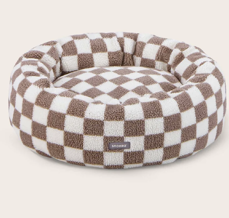 ---Snooza Cuddler Checkerboard - Sand Dune - Medium