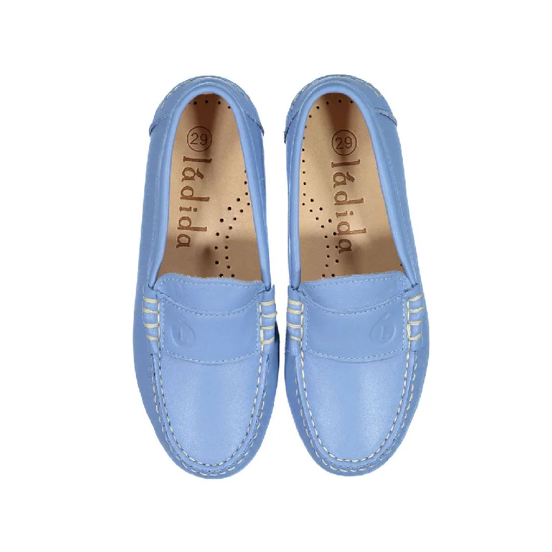 - Pet tear stain cleaning wipesLadida Light Blue Leather Loafer