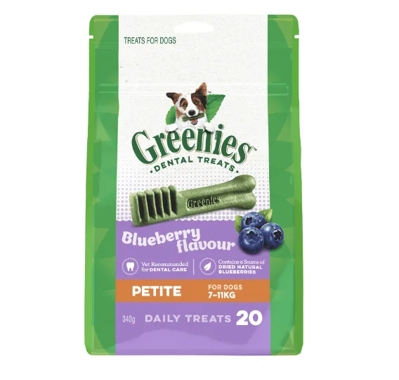 - Degradable pet feces bagGreenies Dental Treats for Dogs - Blueberry - Petite Size (340g)