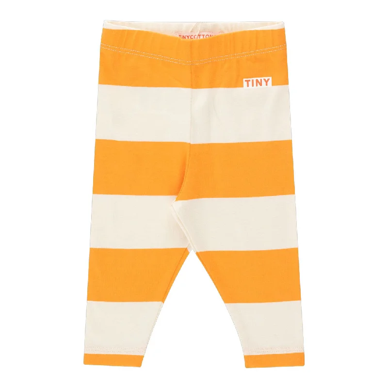 - Automatic induction pet water dispenserTiny Cottons Light Cream/Marigold Stripes Baby Pant