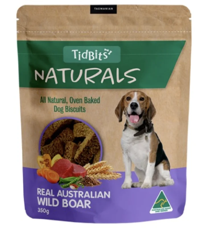  -Splash-proof food bowl AND Anti-choking slow food bowlTidbits Training Treats - Australian Wild Boar (350g)