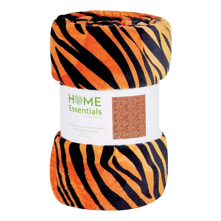 - Cat hair ball removal and hair removal creamSherpa Blanket, Tiger Stripes, 240x200cm