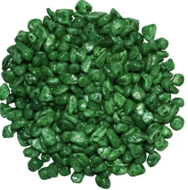 ---Painted Green Gravel (1kg)