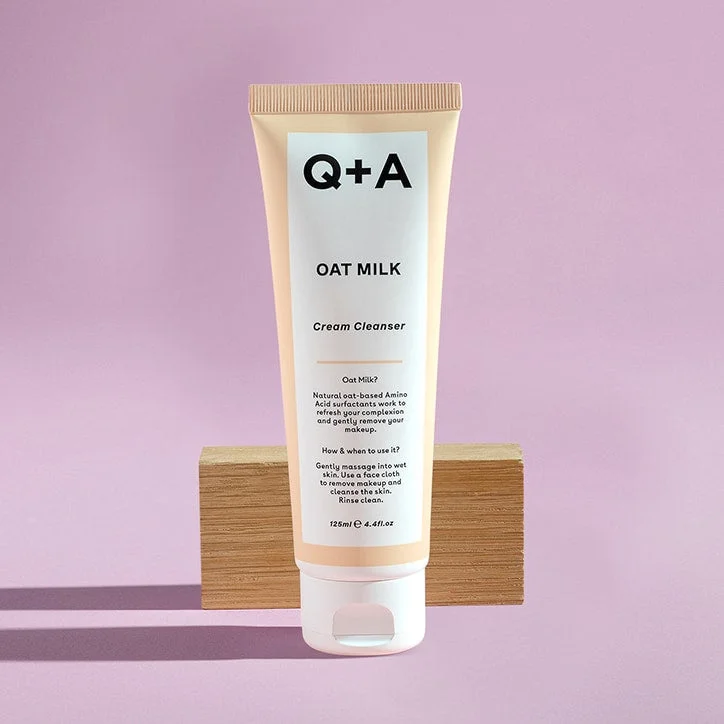 ---Q+A Oat Milk Cream Cleanser 125ml