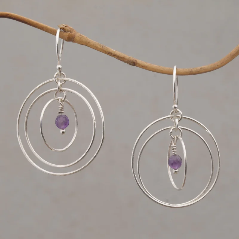 - Degradable pet feces bagAtoms Amethyst and Sterling Silver Dangle Earrings form Bali