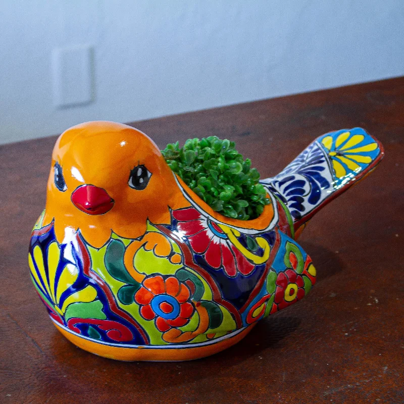 - Summer pet ice matColorful Dove Talavera-Style Ceramic Dove Planter from Mexico