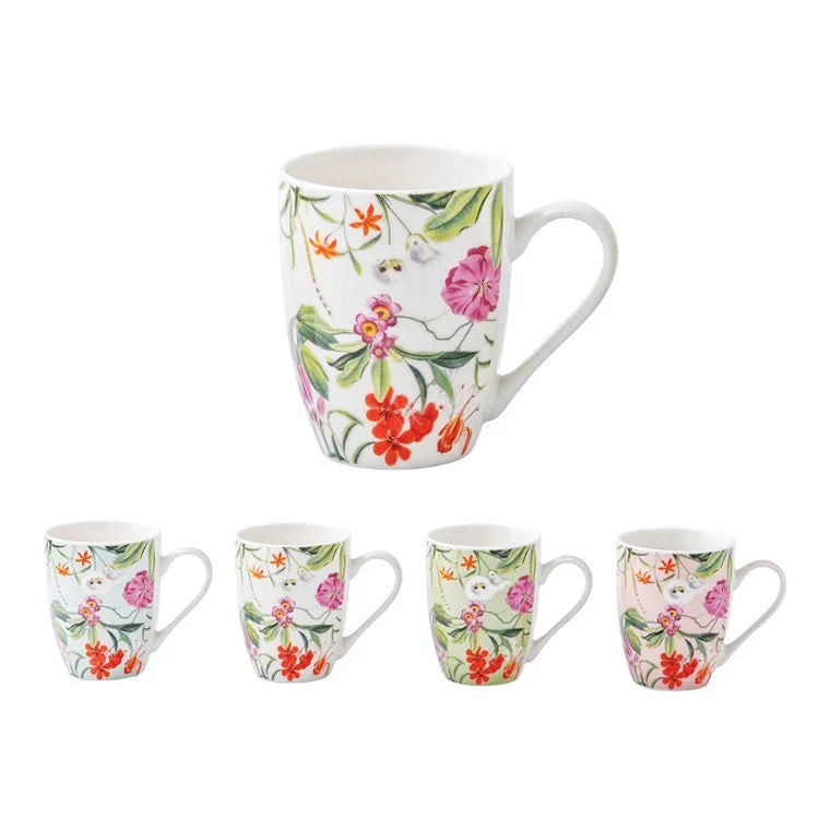 - Degradable pet feces bagBone China Floral Mug, 4 Asstd Designs