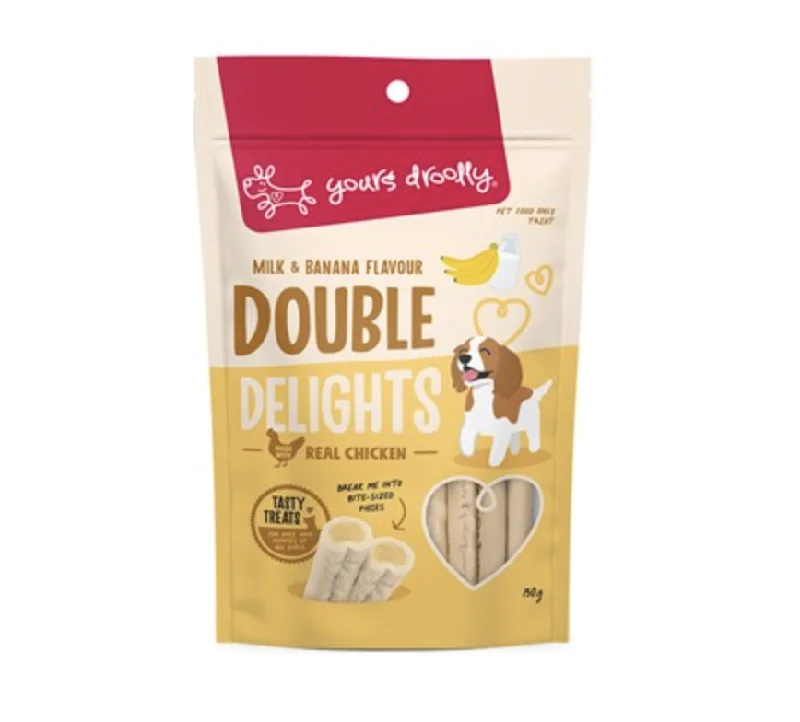 - Hamster silent running wheel to prevent chewingYours Droolly Double Delights - Milk & Banana (150g)