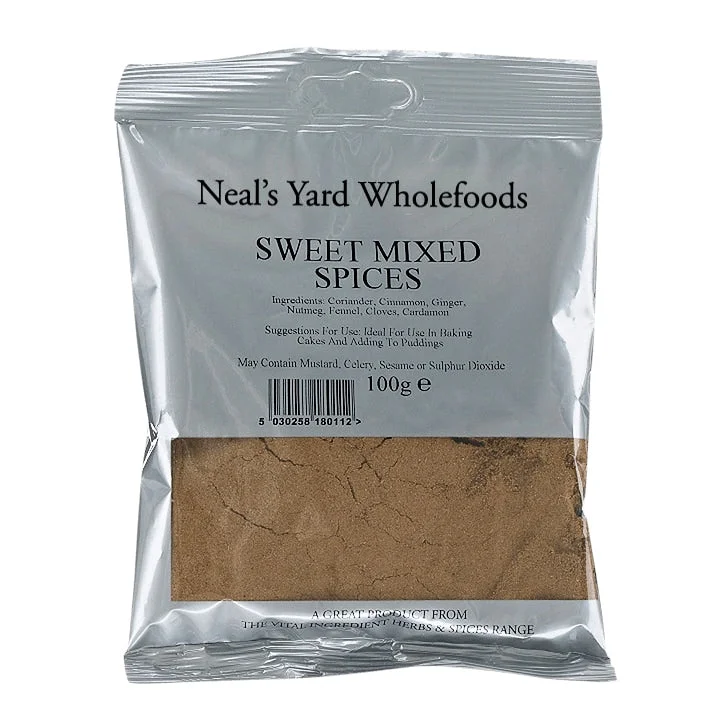 - Cat stress soothing sprayNeal's Yard Wholefoods Sweet Mixed Spice 100g