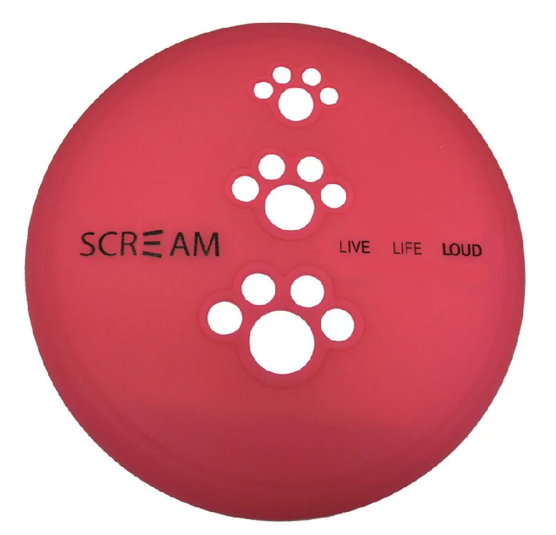 - Pet water dispenser UV sterilization versionScream Silicone Pet Flyer - Loud Pink - Large 23cm