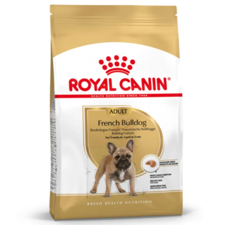  -Splash-proof food bowl AND Anti-choking slow food bowlRoyal Canin Dog Dry Food - French Bulldog (3kg)