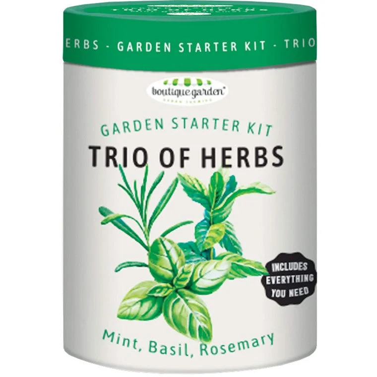 - Organic cotton dog bibsTrio Of Herbs Garden Starter Kit