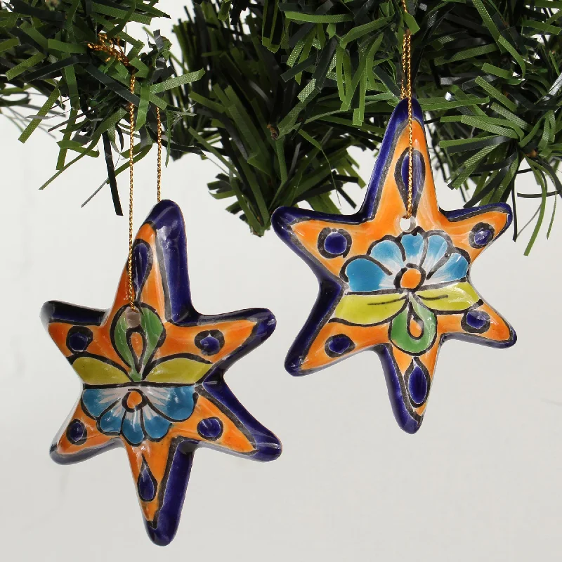 - Custom pet birthday cakeTalavera Stars Talavera Ceramic Star Ornaments Crafted in Mexico (Set of 4)