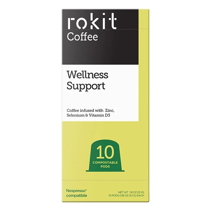 Pet ProductsRokit Coffee Wellness Support Coffee 10 Nespresso Compatible Pods