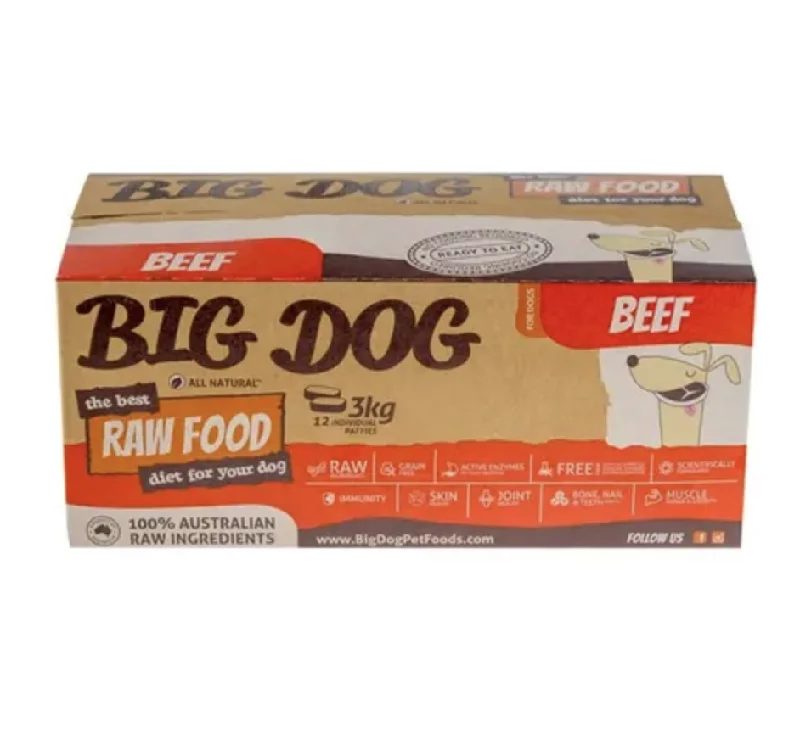 ---Big Dog Barf - Beef (3kg)