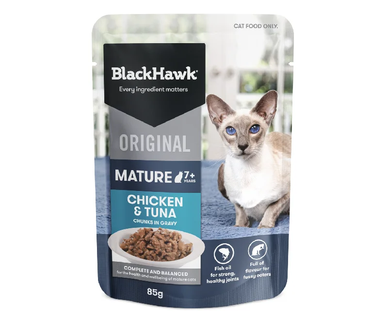  -Anti-scratch sofa protective coverBlack Hawk Cat Wet Food - Mature 7+ Chicken & Tuna - Box (12 x 85g)