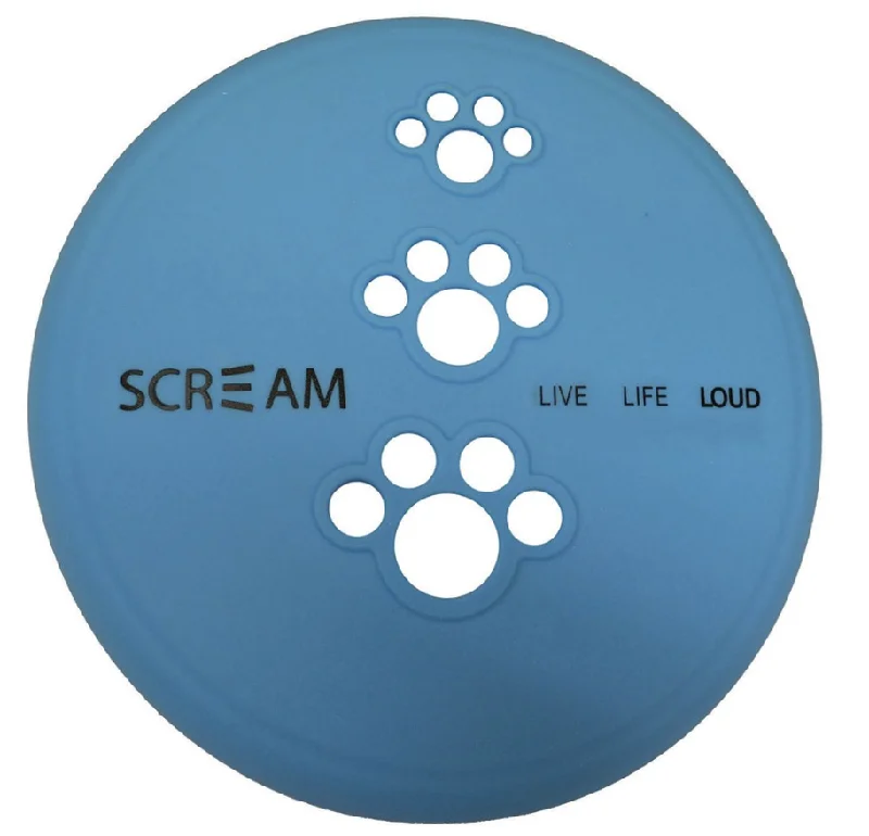 - Remote interactive pet feederScream Silicone Pet Flyer - Loud Blue - Large 23cm