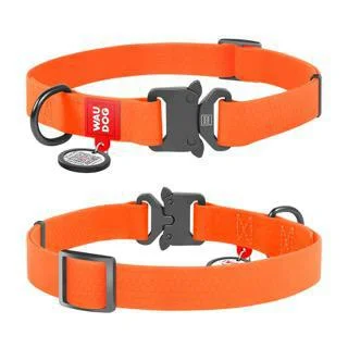 - ​​Christmas pet Christmas clothingWd Waterproof Collar Qr Passport L23-35Cm Orange