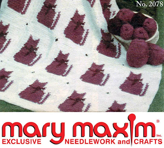  -Non-contact cat thermometerCozy Kitties Afghan Pattern