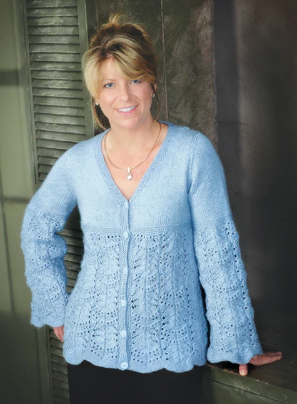 - Air box TSA certified check-inWavy Lace Border Cardigan Pattern