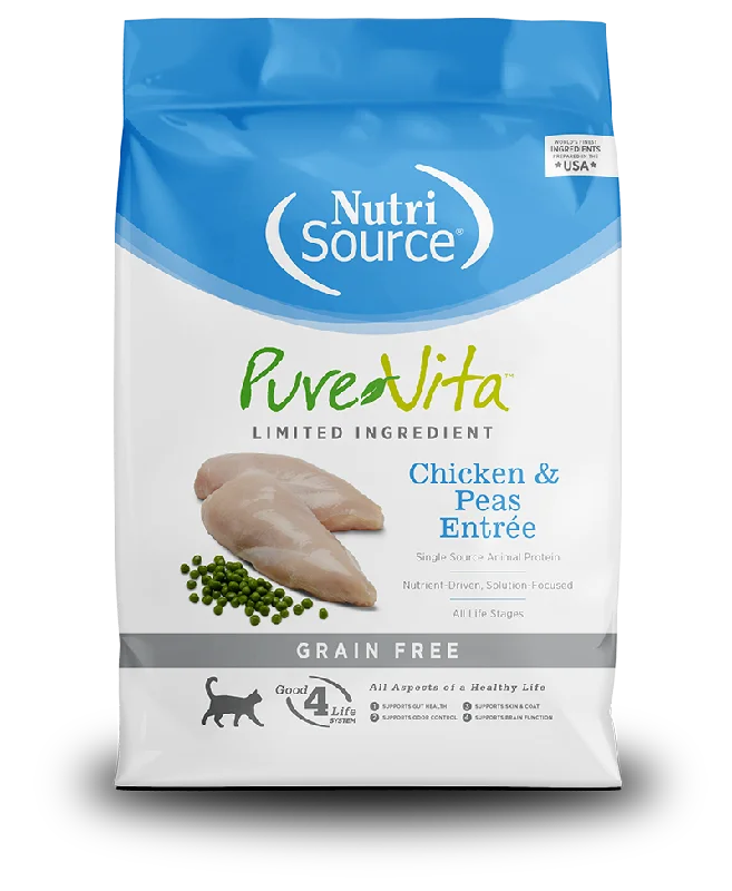 	NutriSource - PureVita - Grain Free Chicken & Peas Entrée (Dry Cat Food)