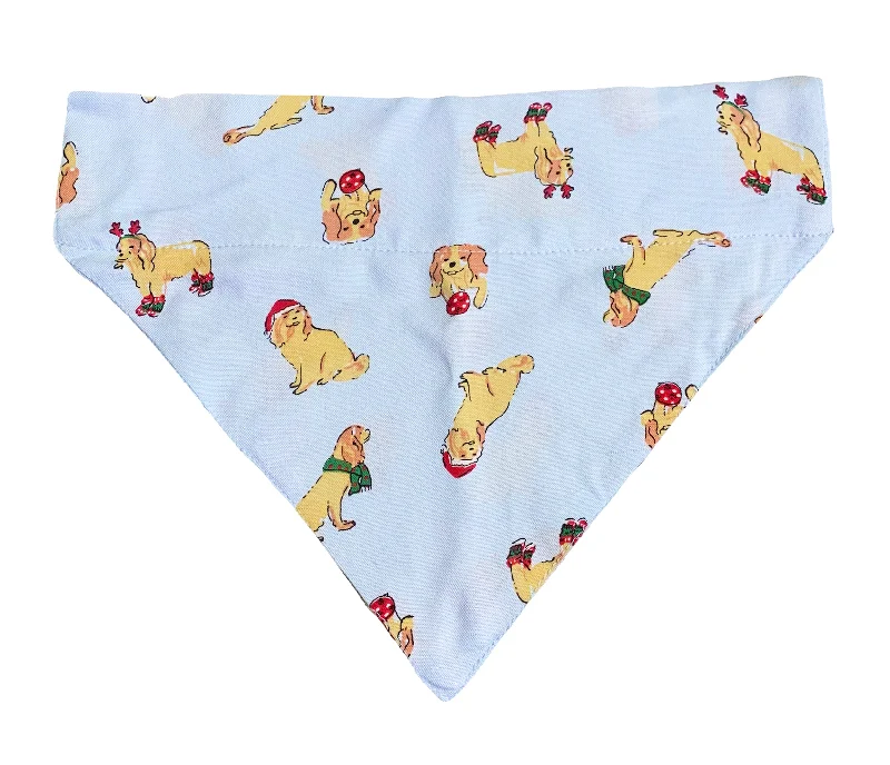 Cat clothesChristmas Dog Bandana: Golden Retriever Love Bandana