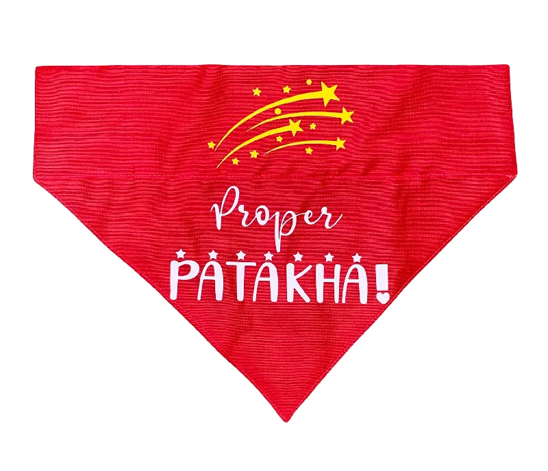 Pet lace clothesDog Bandana: Proper Patakha Diwali Bandana for Pets