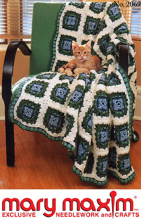 - Pet fence foldable indoorCornflower Afghan Pattern