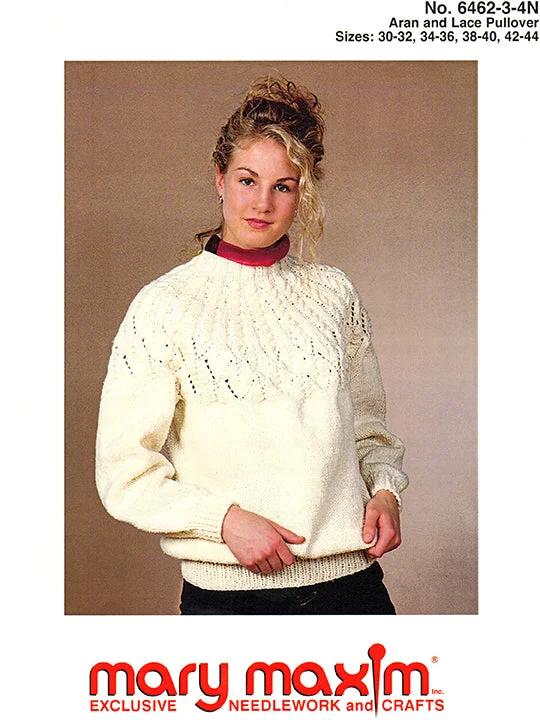 Pet ProductsAran and Lace Pullover Pattern