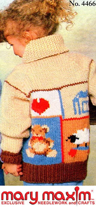 - Parrot climbing and standing wooden frameChildren's Sampler Jacket Pattern