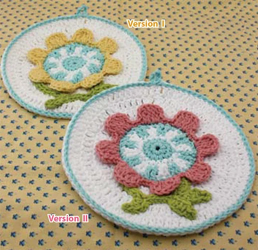 - Air box TSA certified check-inFree Spring Flower Dishcloth Pattern